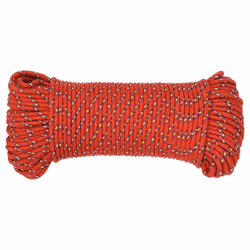 Marine Rope Dock Coil Boat Line Polypropylene Rope Multi Sizes Multi Colours - red, 3 mm/ 500 m