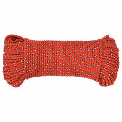 Marine Rope Dock Coil Boat Line Polypropylene Rope Multi Sizes Multi Colours - red, 4 mm/ 500 m