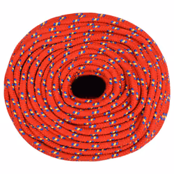 Marine Rope Dock Coil Boat Line Polypropylene Rope Multi Sizes Multi Colours - red, 10 mm/ 500 m