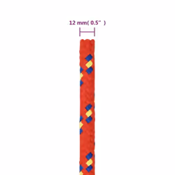 Marine Rope Dock Coil Boat Line Polypropylene Rope Multi Sizes Multi Colours - red, 12 mm/ 100 m - Additional view 3