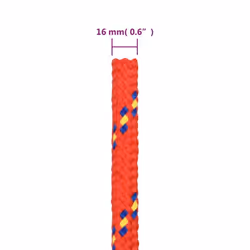 Marine Rope Dock Coil Boat Line Polypropylene Rope Multi Sizes Multi Colours - red, 16 mm/ 25 m - Additional view 5