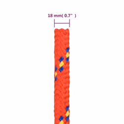 Marine Rope Dock Coil Boat Line Polypropylene Rope Multi Sizes Multi Colours - red, 18 mm/ 100 m - Additional view 3