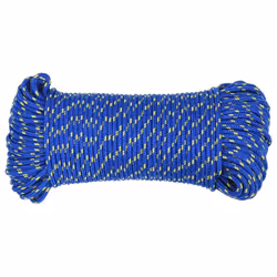 Marine Rope Dock Coil Boat Line Polypropylene Rope Multi Sizes Multi Colours - blue, 4 mm/ 25 m - Additional view 2