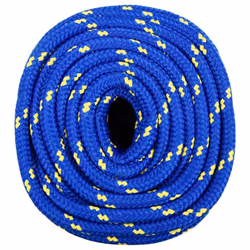 Marine Rope Dock Coil Boat Line Polypropylene Rope Multi Sizes Multi Colours - blue, 18 mm/ 25 m - Additional view 2