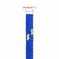 Marine Rope Dock Coil Boat Line Polypropylene Rope Multi Sizes Multi Colours - blue, 18 mm/ 25 m - Additional view 5