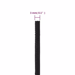 Marine Rope Dock Coil Boat Line Polypropylene Rope Multi Sizes Multi Colours - black, 3 mm/ 25 m - Additional view 5