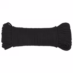 Marine Rope Dock Coil Boat Line Polypropylene Rope Multi Sizes Multi Colours - black, 3 mm/ 50 m - Additional view 2