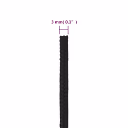 Marine Rope Dock Coil Boat Line Polypropylene Rope Multi Sizes Multi Colours - black, 3 mm/ 50 m - Additional view 5