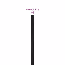 Marine Rope Dock Coil Boat Line Polypropylene Rope Multi Sizes Multi Colours - black, 6 mm/ 25 m - Additional view 5