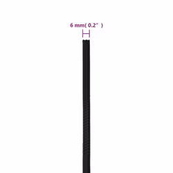 Marine Rope Dock Coil Boat Line Polypropylene Rope Multi Sizes Multi Colours - black, 6 mm/ 50 m - Additional view 5