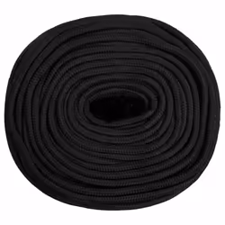 Marine Rope Dock Coil Boat Line Polypropylene Rope Multi Sizes Multi Colours - black, 6 mm/ 250 m