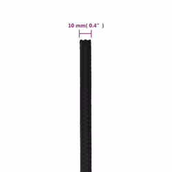 Marine Rope Dock Coil Boat Line Polypropylene Rope Multi Sizes Multi Colours - black, 10 mm/ 25 m - Additional view 5