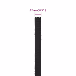 Marine Rope Dock Coil Boat Line Polypropylene Rope Multi Sizes Multi Colours - black, 12 mm/ 25 m - Additional view 3