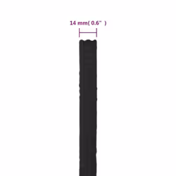 Marine Rope Dock Coil Boat Line Polypropylene Rope Multi Sizes Multi Colours - black, 14 mm/ 25 m - Additional view 3