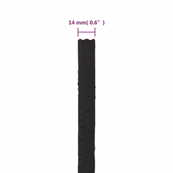 Marine Rope Dock Coil Boat Line Polypropylene Rope Multi Sizes Multi Colours - black, 14 mm/ 50 m - Additional view 5