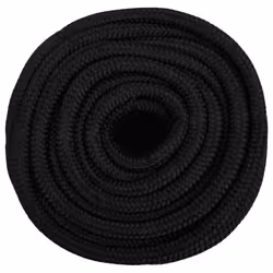 Marine Rope Dock Coil Boat Line Polypropylene Rope Multi Sizes Multi Colours - black, 16 mm/ 100 m - Additional view 2