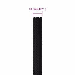 Marine Rope Dock Coil Boat Line Polypropylene Rope Multi Sizes Multi Colours - black, 18 mm/ 100 m - Additional view 5