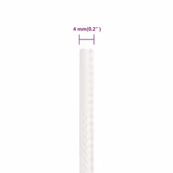 Marine Rope Dock Coil Boat Line Polypropylene Rope Multi Sizes Multi Colours - white, 4 mm/ 100 m - Additional view 5