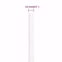 Marine Rope Dock Coil Boat Line Polypropylene Rope Multi Sizes Multi Colours - white, 12 mm/ 100 m - Additional view 3