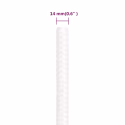 Marine Rope Dock Coil Boat Line Polypropylene Rope Multi Sizes Multi Colours - white, 14 mm/ 100 m - Additional view 5