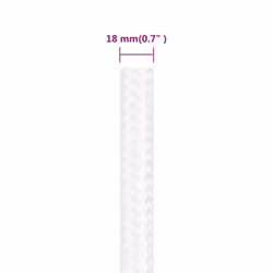 Marine Rope Dock Coil Boat Line Polypropylene Rope Multi Sizes Multi Colours - white, 18 mm/ 50 m - Additional view 3