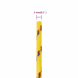Marine Rope Dock Coil Boat Line Polypropylene Rope Multi Sizes Multi Colours - yellow, 3 mm/ 50 m - Additional view 5