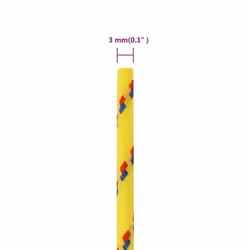Marine Rope Dock Coil Boat Line Polypropylene Rope Multi Sizes Multi Colours - yellow, 3 mm/ 250 m - Additional view 5