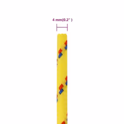 Marine Rope Dock Coil Boat Line Polypropylene Rope Multi Sizes Multi Colours - yellow, 4 mm/ 250 m - Additional view 3