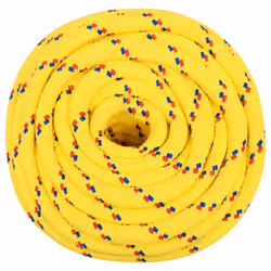 Marine Rope Dock Coil Boat Line Polypropylene Rope Multi Sizes Multi Colours - yellow, 18 mm/ 50 m - Additional view 2