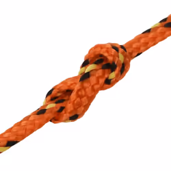 Marine Rope Dock Coil Boat Line Polypropylene Rope Multi Sizes Multi Colours - orange, 2 mm/ 100 m - Additional view 4