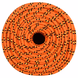 Marine Rope Dock Coil Boat Line Polypropylene Rope Multi Sizes Multi Colours - orange, 8 mm/ 100 m - Additional view 2