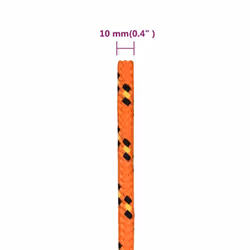 Marine Rope Dock Coil Boat Line Polypropylene Rope Multi Sizes Multi Colours - orange, 10 mm/ 50 m - Additional view 5