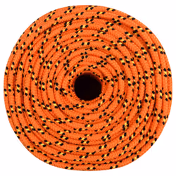 Marine Rope Dock Coil Boat Line Polypropylene Rope Multi Sizes Multi Colours - orange, 10 mm/ 500 m - Additional view 2
