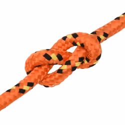 Marine Rope Dock Coil Boat Line Polypropylene Rope Multi Sizes Multi Colours - orange, 12 mm/ 50 m - Additional view 4