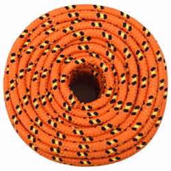 Marine Rope Dock Coil Boat Line Polypropylene Rope Multi Sizes Multi Colours - orange, 12 mm/ 100 m - Additional view 2