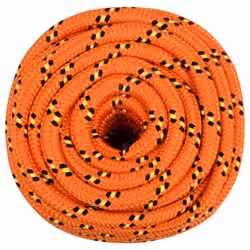 Marine Rope Dock Coil Boat Line Polypropylene Rope Multi Sizes Multi Colours - orange, 20 mm/ 25 m - Additional view 2