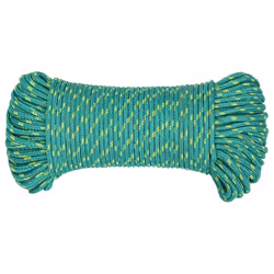 Marine Rope Dock Coil Boat Line Polypropylene Rope Multi Sizes Multi Colours - green, 4 mm/ 50 m