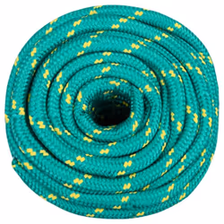 Marine Rope Dock Coil Boat Line Polypropylene Rope Multi Sizes Multi Colours - green, 16 mm/ 250 m
