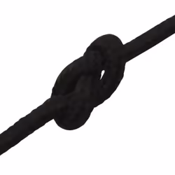 vidaXL Braided Boat Rope Polyester Sturdy Yacht Cable Black/White Multi Sizes - black, 3 mm/ 250 m - Additional view 4