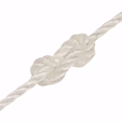 vidaXL Twisted Rope Garden Workshop Line Work Rope Boat Rope Polypropylene - white, 3 mm/ 25 m - Additional view 4