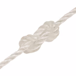 vidaXL Twisted Rope Garden Workshop Line Work Rope Boat Rope Polypropylene - white, 8 mm/ 50 m - Additional view 4