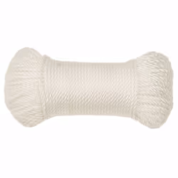 vidaXL Twisted Rope Garden Workshop Line Work Rope Boat Rope Polypropylene - white, 8 mm/ 100 m - Additional view 2