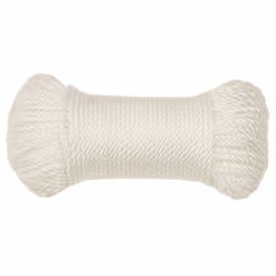 vidaXL Twisted Rope Garden Workshop Line Work Rope Boat Rope Polypropylene - white, 8 mm/ 500 m