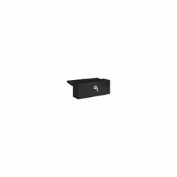 ) vidaXL Aluminium Box Trapezoid Storage Chest Trunk Organiser Toolbox Belt Box - Black, 50 x 20.5 x 15 cm (L x W x H