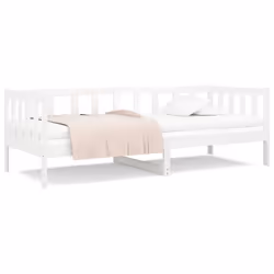 VidaXL 814645, Sofa bed, White, Pinewood, 1935 mm, 960 mm, 660 mm