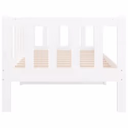 vidaXL Solid Pinewood Pull-out Day Bed Wooden Sleepover Sofa Bed Multi Colours - white - Additional view 9