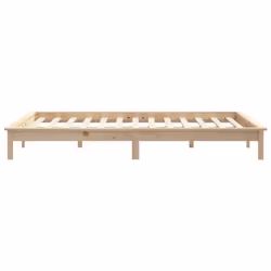vidaXL Solid Wood Pine Bed Frame Wooden Bedstead Bed Base Multi Colours/Sizes - brown, 120 x 200 cm - Additional view 6