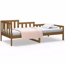VidaXL 820724, Sofa bed, Brown, Pinewood, 2035 mm, 860 mm, 685 mm
