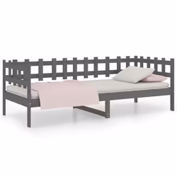 VidaXL 820763, Sofa bed, Grey, Pinewood, 1935 mm, 960 mm, 685 mm