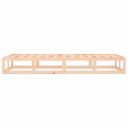 vidaXL Solid Wood Bed Frame Home Bedroom Bed Base Multi Colours Multi Sizes - brown, 90 x 200 cm - Additional view 6